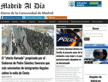 Tablet Screenshot of madridaldia.net